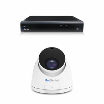 Beveiligingscamera set met 1 Dome camera 5MP 2K HD Draadloos - 1