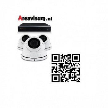 Beveiligingscamera set met 1 Dome camera 5MP 2K HD Draadloos - 2