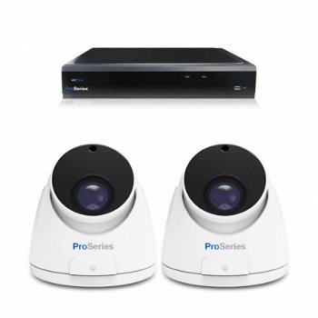 Beveiligingscamera set met 2 Dome camera 5MP 2K HD Draadloos - 1