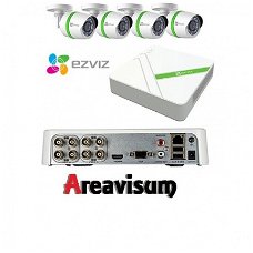 compleet systeem met DVR en 4 bullet camera's ( CS-BT8-EU )