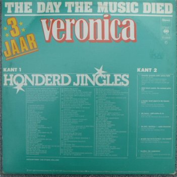 3 jaar VERONICA - The day the music died - LP 1977 - 2