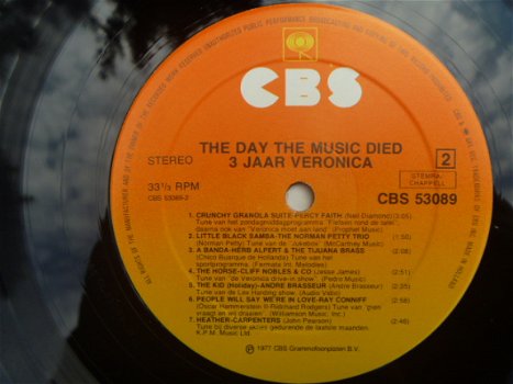 3 jaar VERONICA - The day the music died - LP 1977 - 4