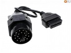 BMW OBD2 verloop adapter, 20 naar 16 pin