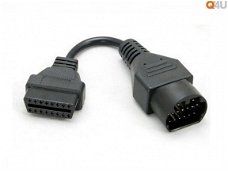 Mazda OBD2 verloop adapter, 17 naar 16 Pin