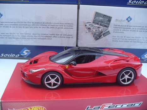 Hotwheels 1/24 Ferrari Laferrari Rood - 3