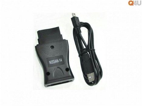 Nissan Consult 14 pin diagnose kabel, USB - 1