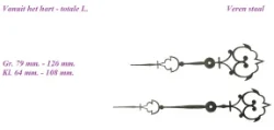 = Wijzers = Gewicht regulateur = 34073