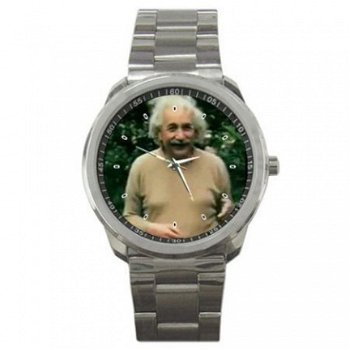Albert Einstein Stainless Steel Horloge - 1