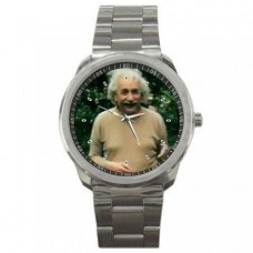 Albert Einstein Stainless Steel Horloge