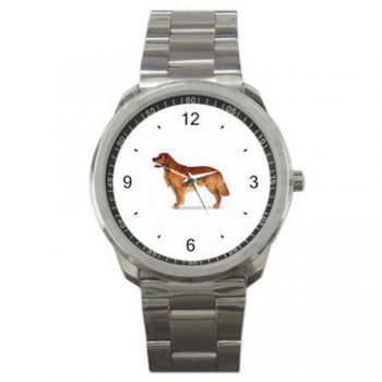 Golden Retriever Stainless Steel Horloge - 1