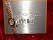 Schitterende 14K Goldplated Valdawn Nature Gold Leaf Horloge - 1 - Thumbnail