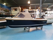 Maxima 490 blauw met Suzuki 30 pk