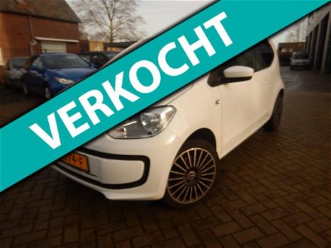 Volkswagen Up! - 1.0 high up NAVI, PDC, AIRCO, DEALER ONDERHOUDEN - 1