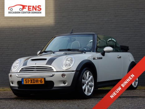 Mini Mini Cabrio - 1.6 Cooper S Sidewalk LEER CRUISE AIRCO STOELVERWARMING PARKEERSENSOREN - 1