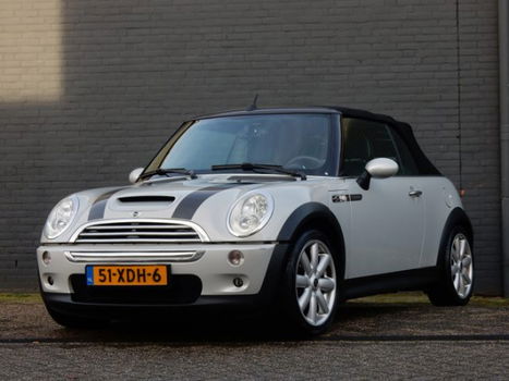 Mini Mini Cabrio - 1.6 Cooper S Sidewalk LEER CRUISE AIRCO STOELVERWARMING PARKEERSENSOREN - 1