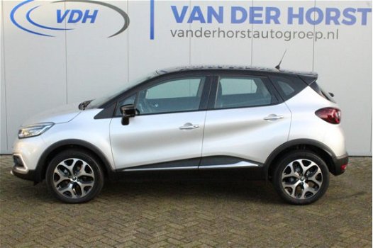 Renault Captur - 0.9 TCE INTENS Compacte hoogzitter Zilver metallic met zwart dak voorzien van clima - 1