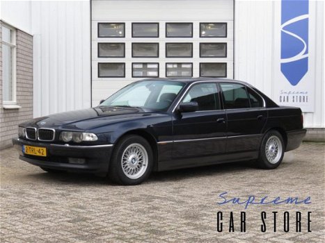 BMW 7-serie - 750i V12 E38 Orientblauw Exclusive Marino Leder - 1