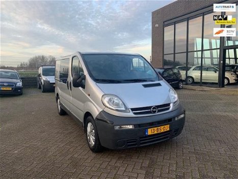 Opel Vivaro - 2.5 CDTI L1 H1 DC Airco, dubbel cabine, apk 12-2020, nette bus - 1