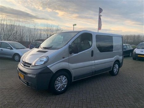 Opel Vivaro - 2.5 CDTI L1 H1 DC Airco, dubbel cabine, apk 12-2020, nette bus - 1