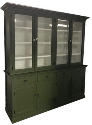 Buffetkast Haarlo Olijf groen - wit 220 x 50/40 x 220cm - nr. 1