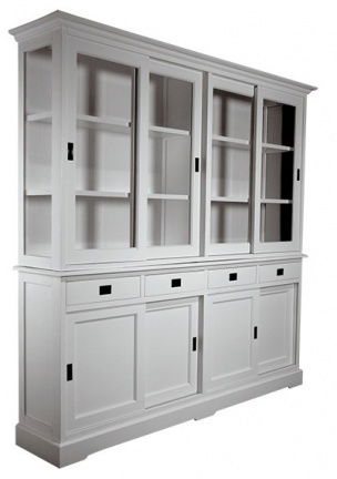 Buffetkast Loenen wit - wit 220 x 45/40 x 220cm - nr. 1