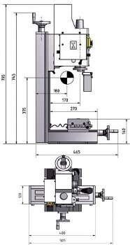 Optimill Boor-freesmachine BF 16 Vario - 1