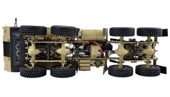 Radiografisch bestuurbare U.S. Militär Truck 8x8 1:12 trekvoertuig zandkleur 22390 - 2