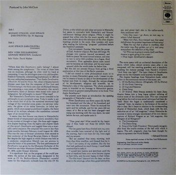 Also Sprach Zarathustra /Richard Strauss - Bernstein -Vinyl LP - 2