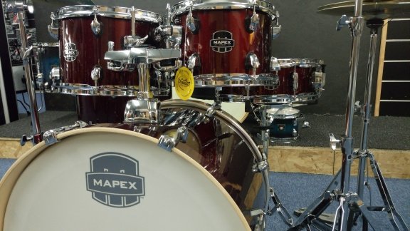 Mapex Storm compleet drumstel inclusief cymbalen. - 2