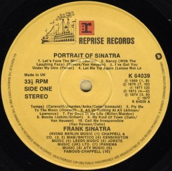 2-LP Portrait of Frank Sinatra - Forty Songs from the Life of a man - 3