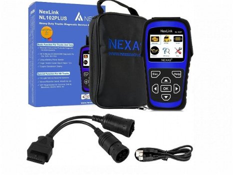NexLink NL102 vrachtwagen / auto OBD2/OBD/EOBD & CAN diagnose scanner - 1