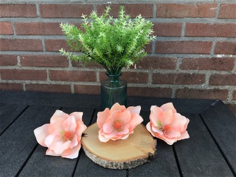 webwinkel rodebeagle.nl kunstbloemen bruiloft, bloemenwand/flowerwall, magnolia pastel kleur - 4