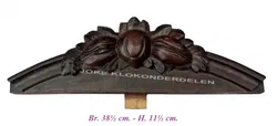 === Kuif ornament = gewicht regulateur = oud === 40900