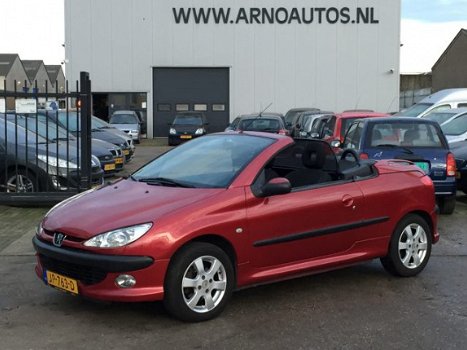 Peugeot 206 CC - 1.6-16V CABRIO, 4X ELEK-RAMEN, WINDSCHERM, RADIO-CD, CENT-VERGRENDELING, LM-VELGEN - 1