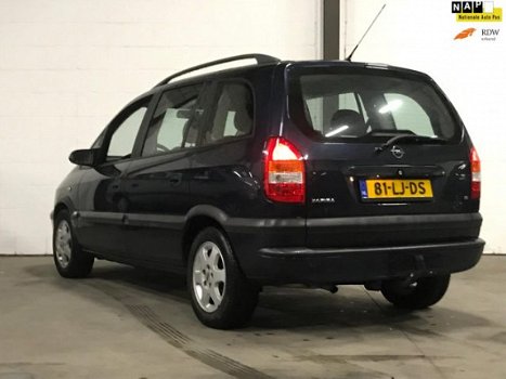 Opel Zafira - 1.6-16V Elegance 7 PERS, AIRCO, TREKHAAK, NWE APK, SCHADE/ROKERSVRIJ - 1