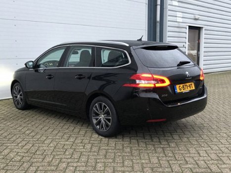 Peugeot 308 SW - 1.2 Automaat 130pk Allure RIJKLAAR automatische airco, full map navigatie, panorama - 1