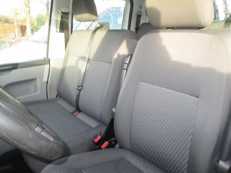 Volkswagen Transporter - 2.0 TDI L2H1 / open laadbak / kraan 840kg / dubbele cabine / electr ramen / - 1