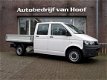 Volkswagen Transporter - 2.0 TDI L2H1 / open laadbak / dubbele cabine / 6 persoons / airco / electr - 1 - Thumbnail