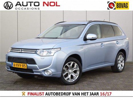 Mitsubishi Outlander - 2.0 PHEV Instyle 20.563, - Incl Btw Navi Leder Stoelverw Open Dak Camera Crui - 1