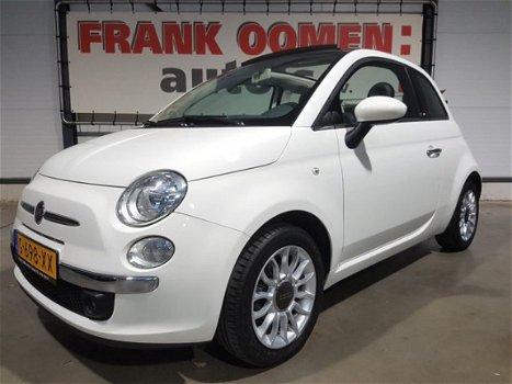 Fiat 500 C - 1, 2 69PK Lounge + OH HISTORIE/AIRCO/PDC/15