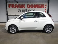 Fiat 500 C - 1, 2 69PK Lounge + OH HISTORIE/AIRCO/PDC/15"LMV/BLUETOOTH/LEDER-STOF BEKLEDING