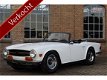 Triumph TR6 - Soft Top 1973 2.5 6 in lijn 165 PK, Euro Bumpers, Oldtimer Californië Roestvrij - 1 - Thumbnail