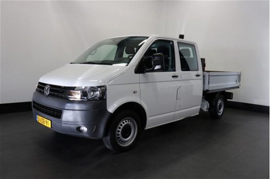 Volkswagen Transporter - 2.0 TDI - HIAB Kraan - Dubbel Cabine - Airco - € 12.950, - Ex - 1