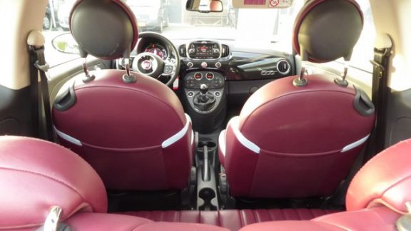 Fiat 500 - 0.9 TwinAir Turbo Lounge LEDER BEKLEDING - 1