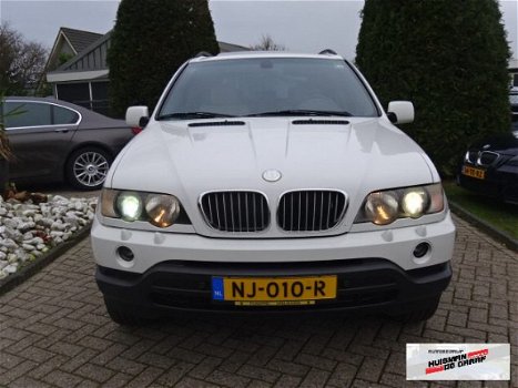 BMW X5 - 4.4i V8 Wit Youngtimer Schuifdak Sportpakket Navi VOL - 1