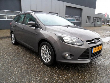 Ford Focus Wagon - 1.6 EcoBoost Lease Titanium Navigatie Climate PDC - 1