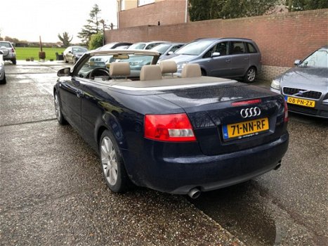 Audi A4 Cabriolet - 2.4 V6 Exclusive Aut, Leer, Airco, Xenon, zeer mooi - 1