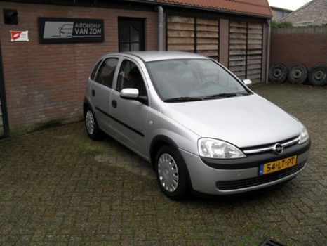 Opel Corsa - 1.2-16V Njoy 2003 5-deurs Airco Nw APK NAP C.V Elekt ramen - 1