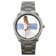 Celine Dion White Dress Stainless Steel Horloge - 1 - Thumbnail