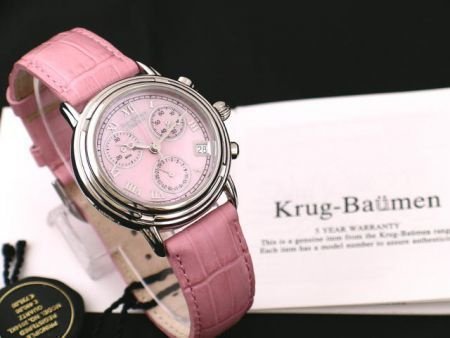 Krug Baumen Principal Pink Pearl Dames Horloge - 1